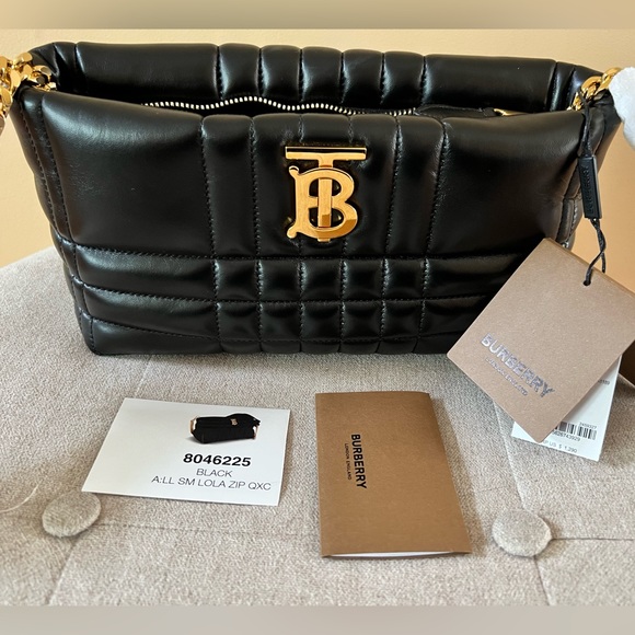 Burberry Quilted Leather Small Soft Lola Bag - Picture 8 of 16